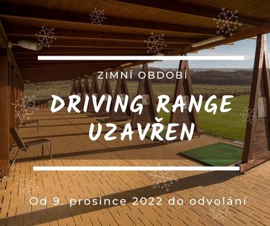 Driving range uzavřen